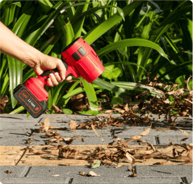 How to use Wood Ranger Leaf Blower